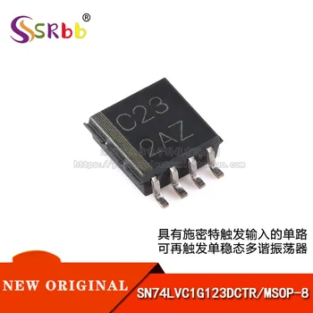 50pcs/ veliko Izvirnih Verodostojno SN74LVC1G123DCTR MSOP-8 Monostable multivibrator čip