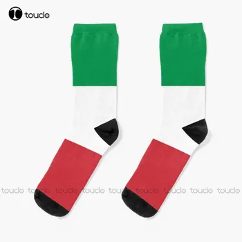Italijansko Klasično Zastavo - Italija Unisex Nogavice Za Odrasle Teen Mladi Nogavice Prilagojene Po Meri 360° Digitalno Tiskanje Hd Visoke Kakovosti